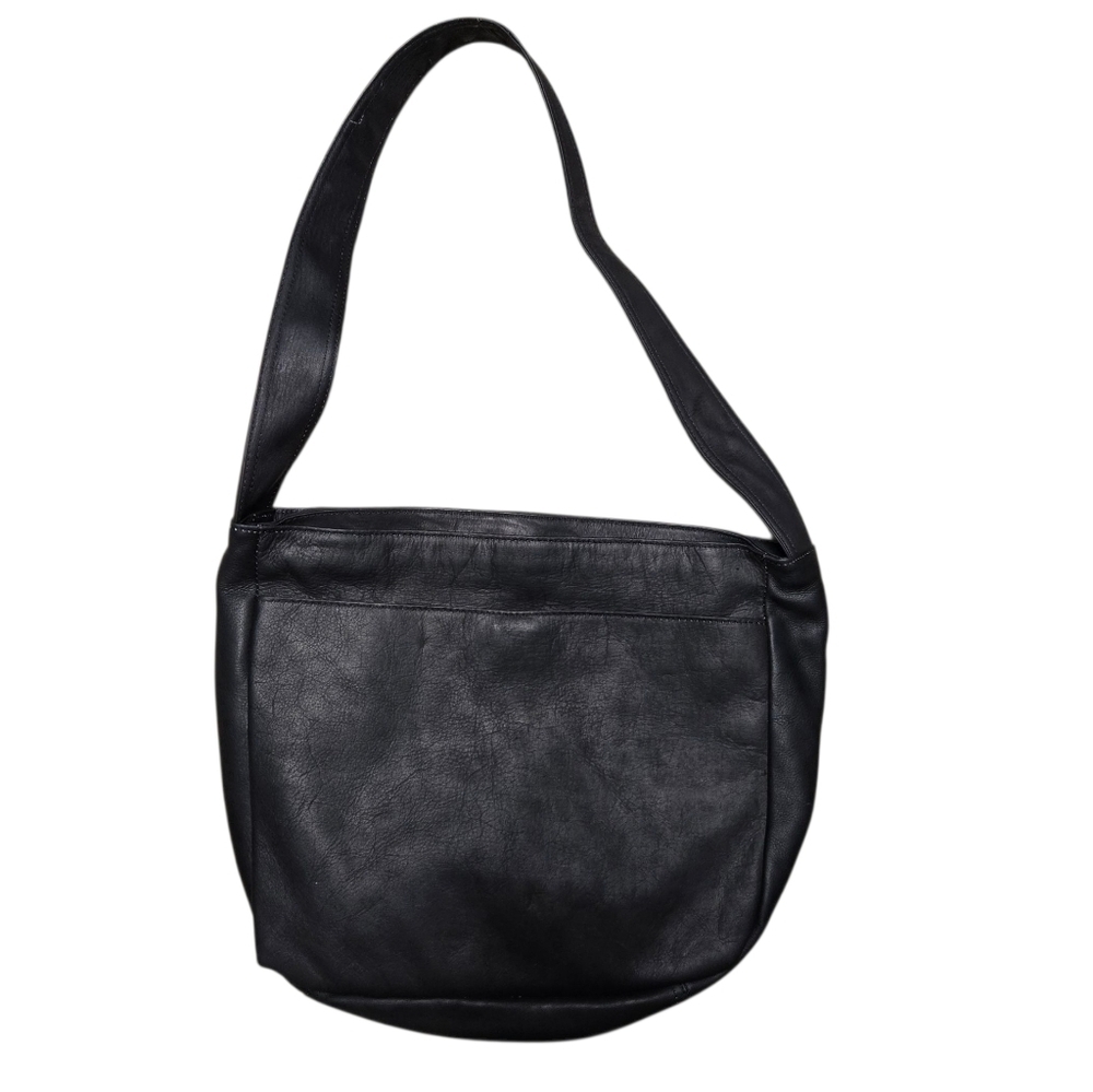 Boulder Ridge Full Grain Cowhide Black Shoulder Bag
